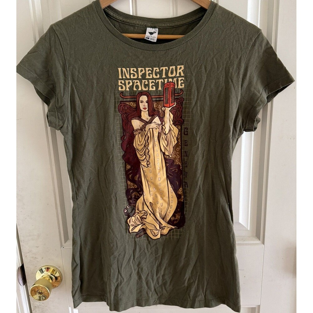 Inspector Spacetime T Shirt Women’s Size L
